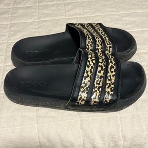 Adidas Slides - Leopard